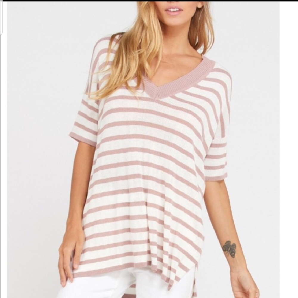 Striped Sweater Tee
